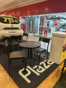 tapetes personalizados resistentes para shoppings