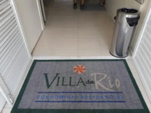 Tapete que absorve água para entrada comercial