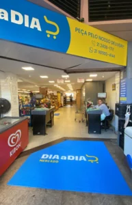 tapetes para supermercados entrada